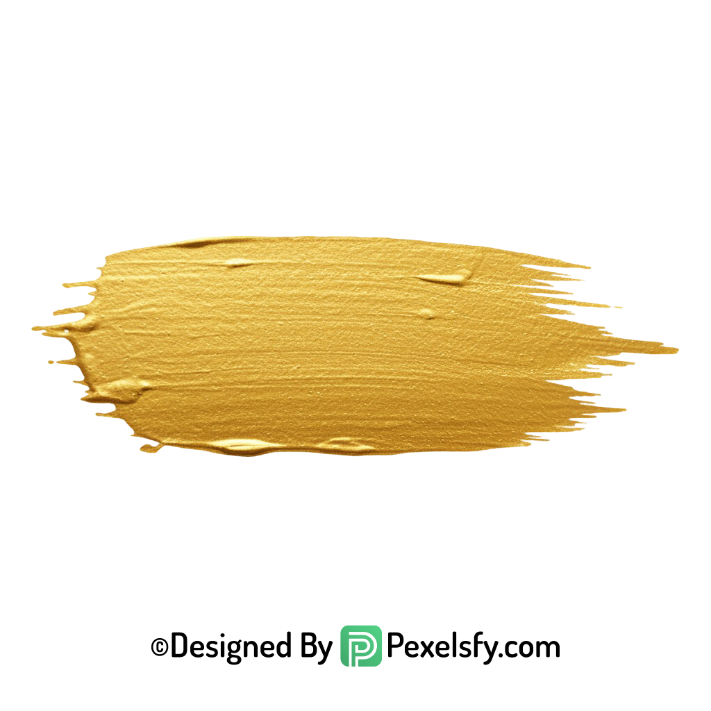 gold paint brush png high resolution transparent