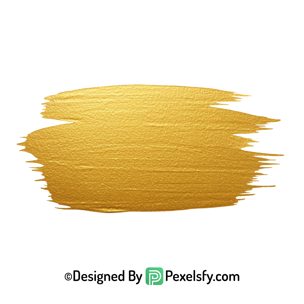 gold paint brush png bold stroke transparent