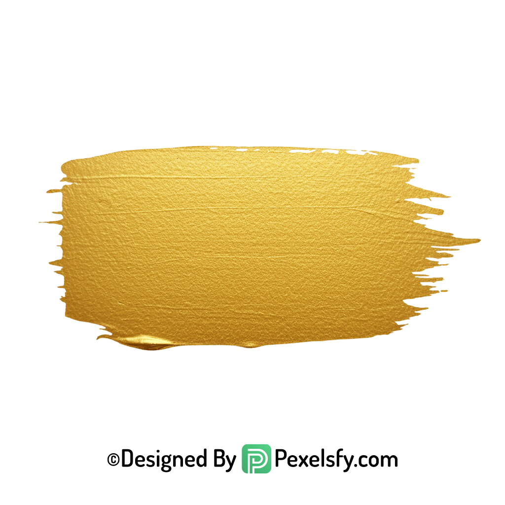 gold paint brush png transparent design transparent