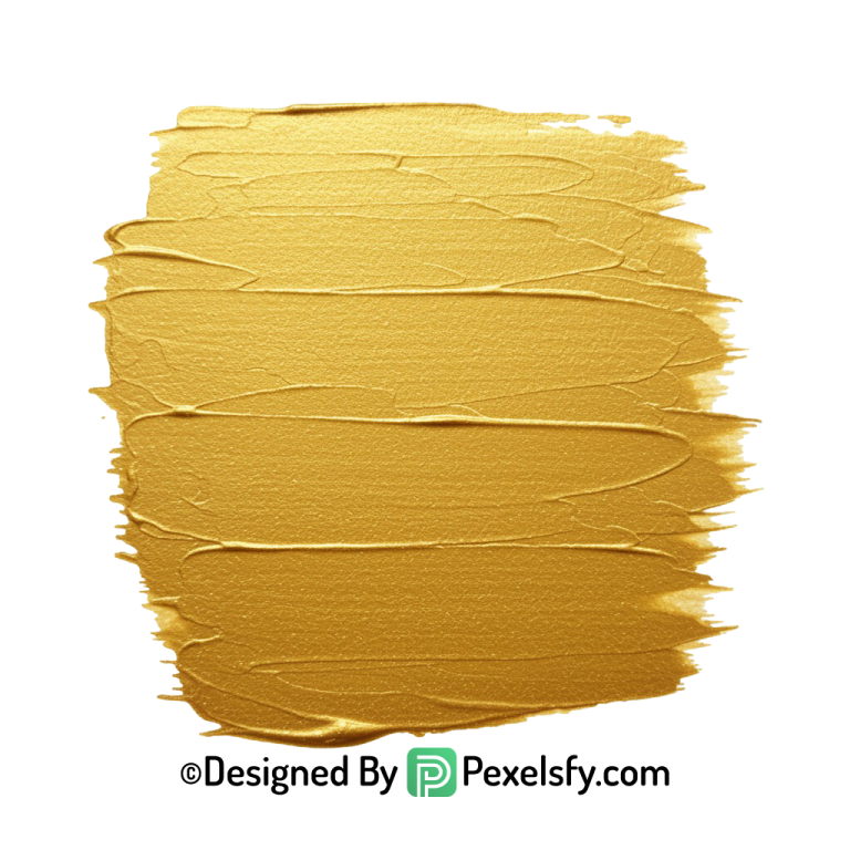gold paint brush png editable design transparent
