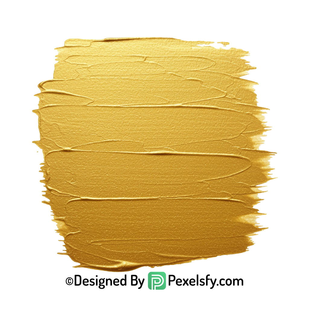gold paint brush png editable design transparent