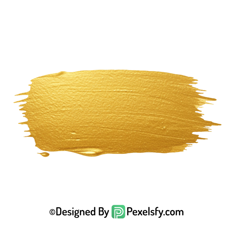 gold paint brush png vector look transparent