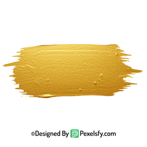 gold paint brush png modern style transparent