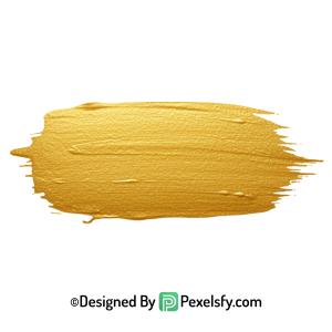 gold paint brush png bright shimmer transparent