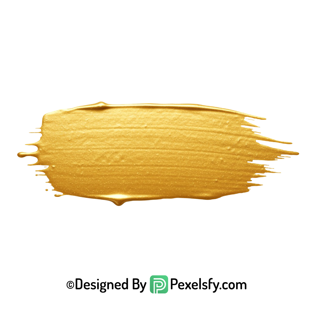 gold paint brush png premium clipart transparent