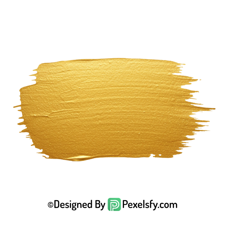gold paint brush png art resource transparent