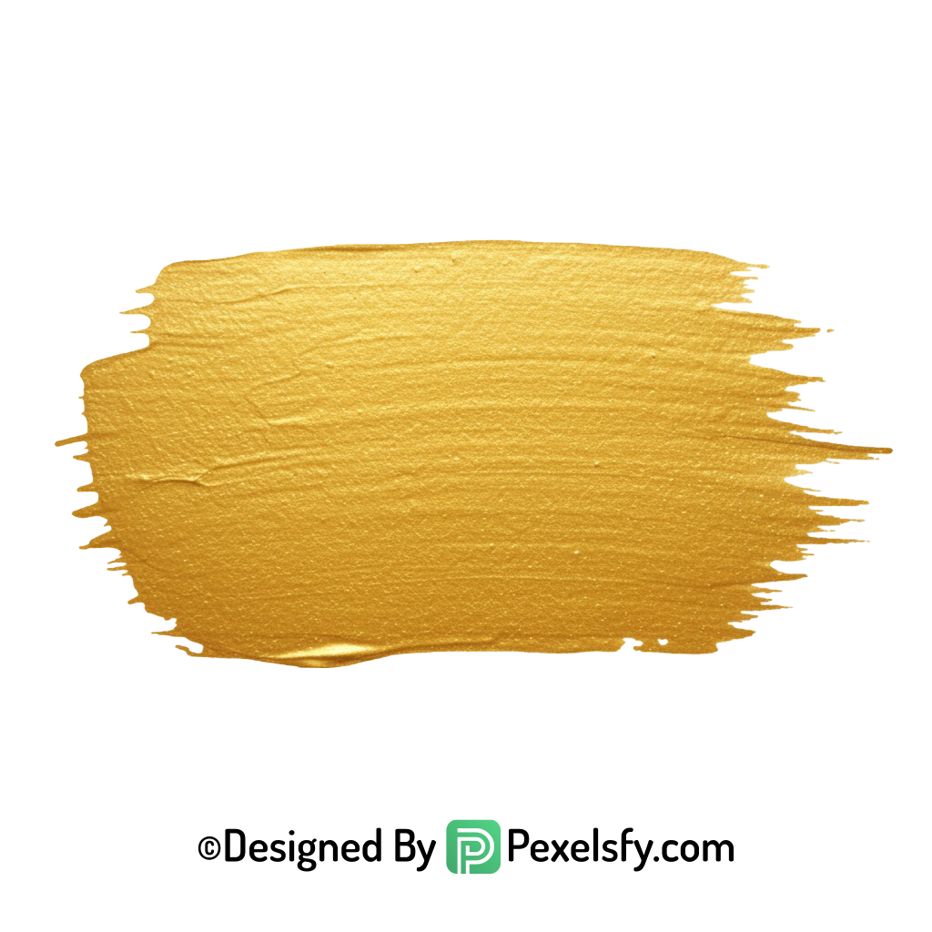 gold paint brush png art resource transparent