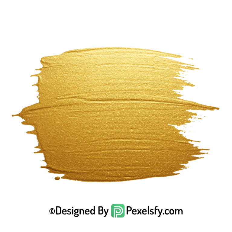 gold paint brush png golden swipe transparent