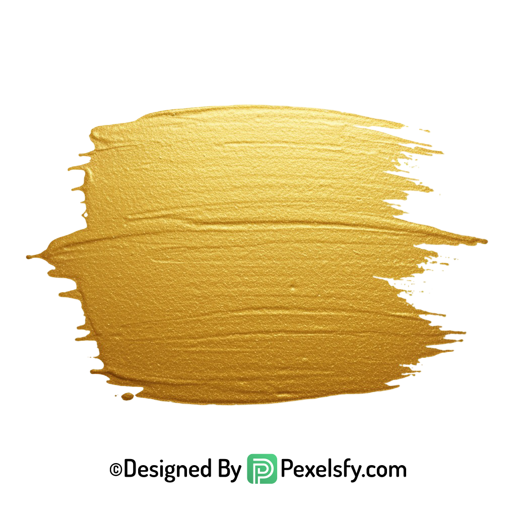 gold paint brush png golden swipe transparent
