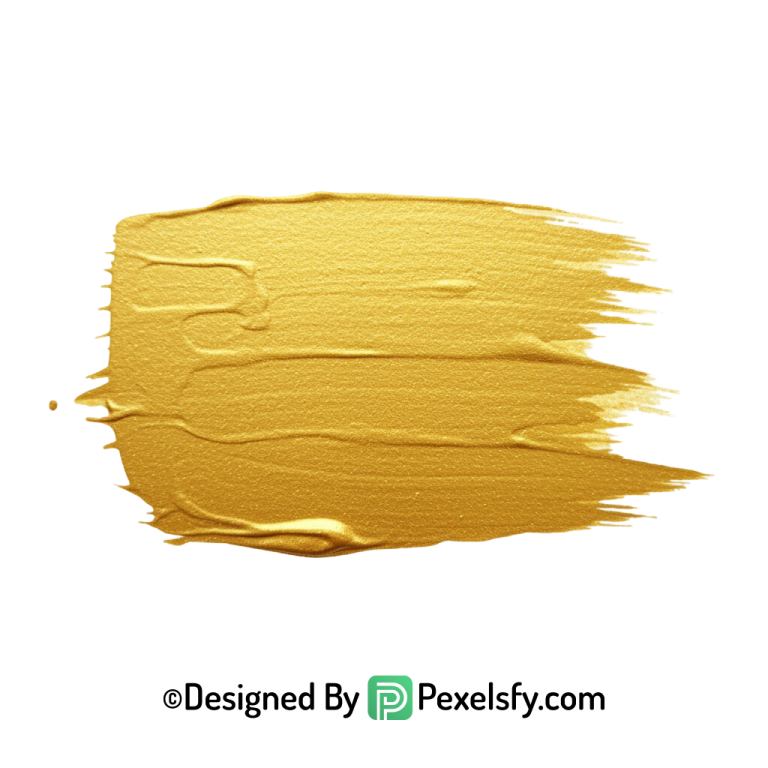 gold paint brush png abstract texture transparent