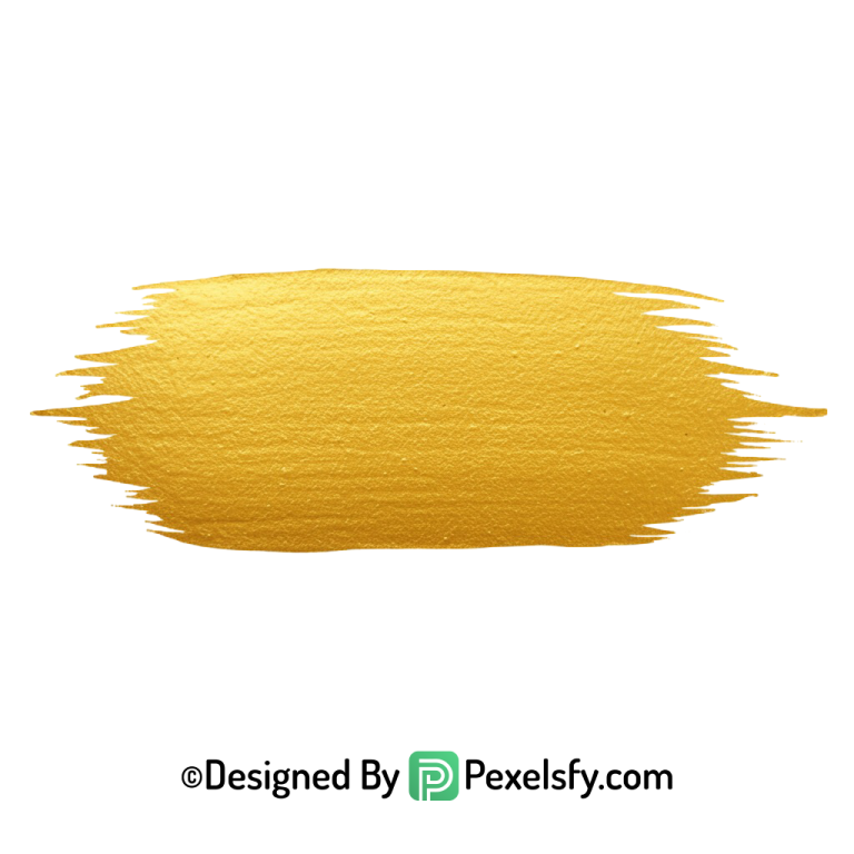 gold paint brush png realistic detail transparent