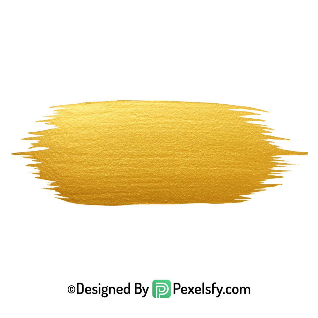gold paint brush png realistic detail transparent