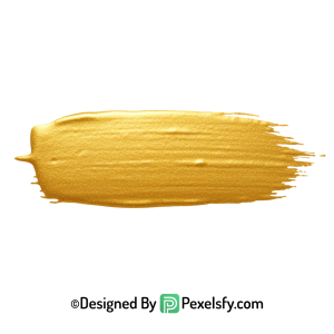 gold paint brush png shimmer stroke transparent