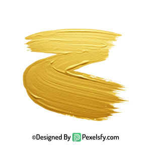 gold paint brush png thick brush transparent