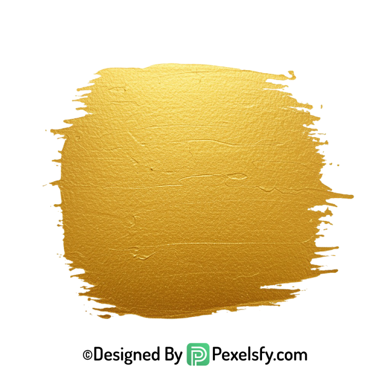 gold paint brush png watercolor feel transparent