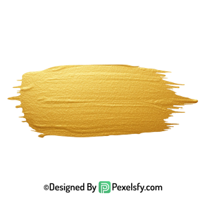 gold paint brush png logo splash transparent
