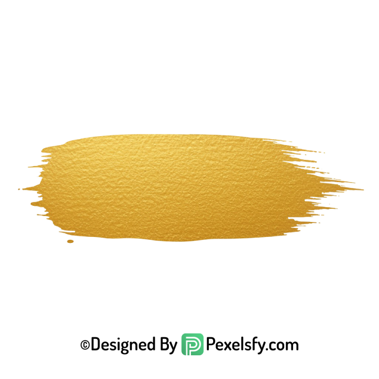 gold paint brush png shiny detail transparent