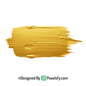 gold paint brush png soft shimmer transparent