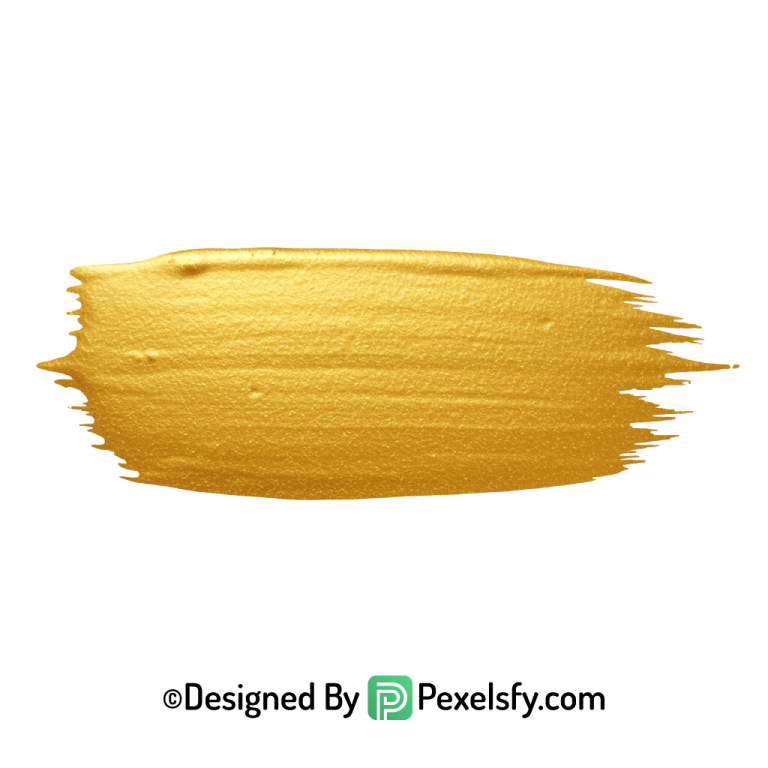 gold paint brush png design stroke transparent