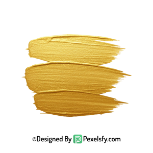 gold paint brush png stroke effect transparent