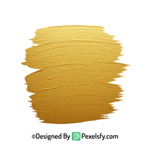 gold paint brush png glossy shine transparent