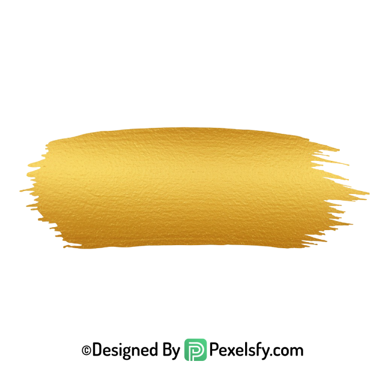 gold paint brush png paint mark transparent