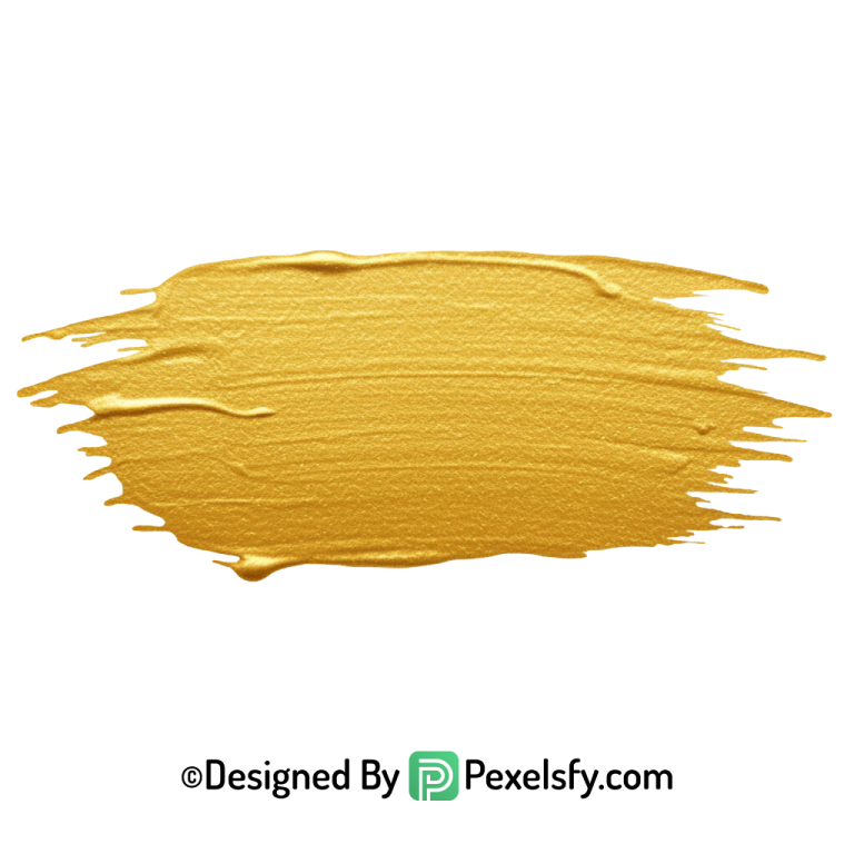 gold paint brush png metallic finish transparent
