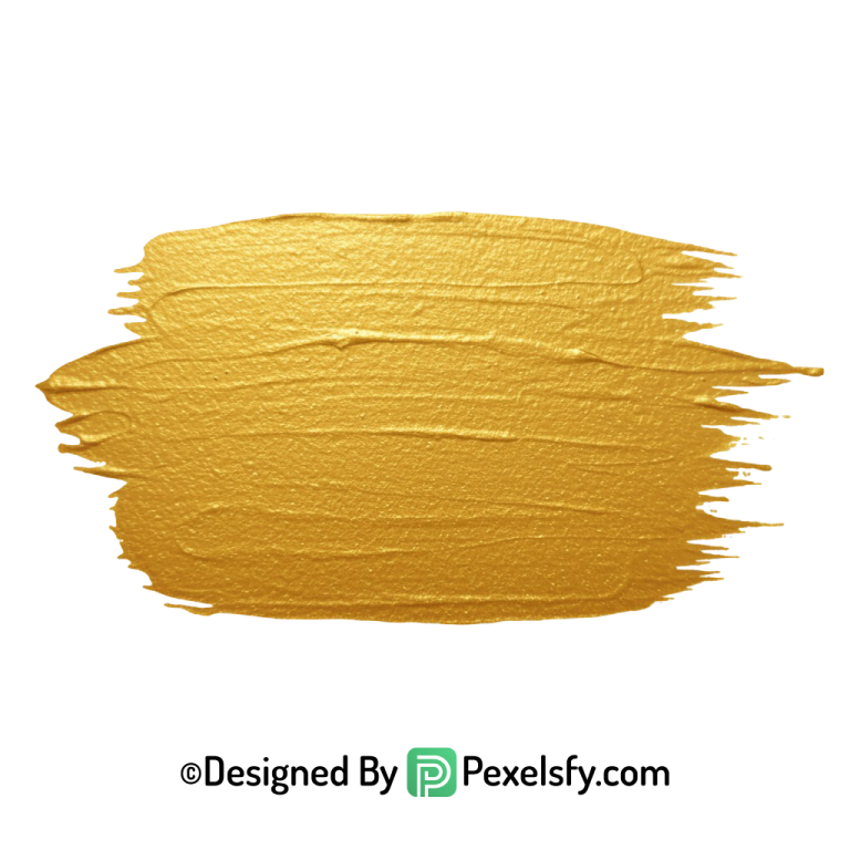 gold paint brush png sparkle stroke transparent