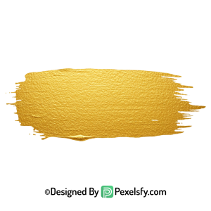 gold paint brush png design overlay transparent