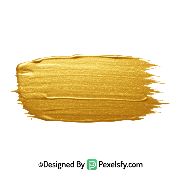 gold paint brush png metallic texture transparent