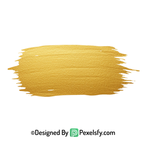 gold paint brush png artistic swipe transparent