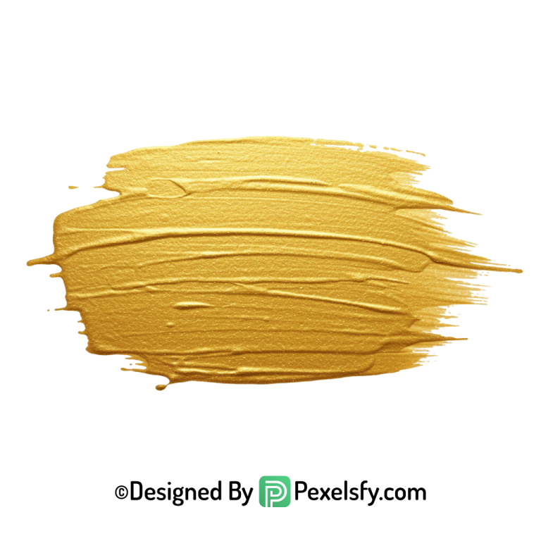 gold paint brush png stylish splash transparent