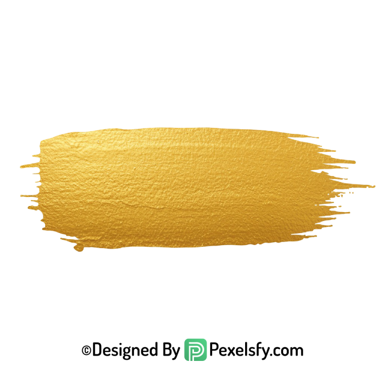 gold paint brush png artsy swipe transparent