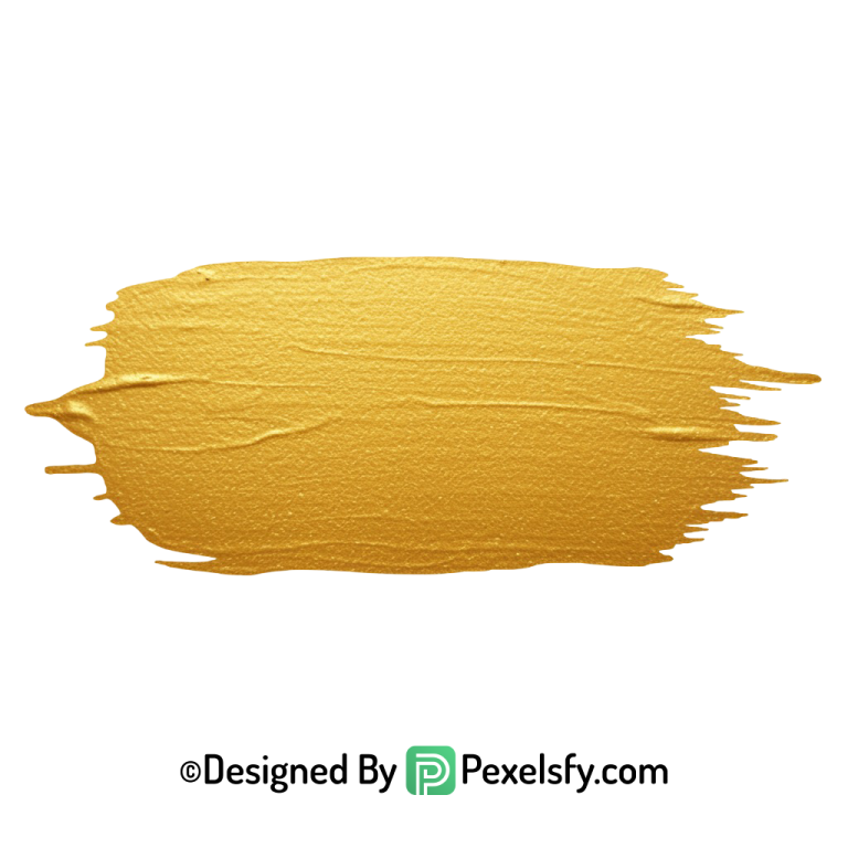 gold paint brush png shine detail transparent