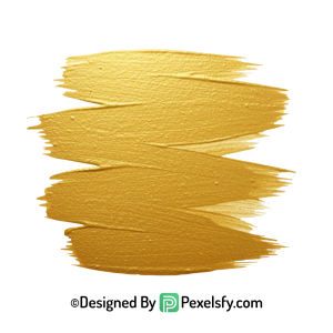 gold paint brush png brushwork png transparent