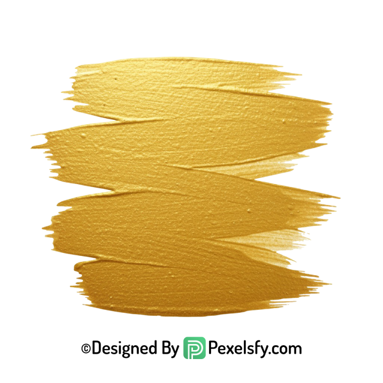 gold paint brush png brushwork png transparent