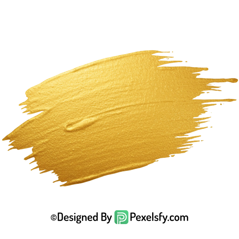 gold paint brush png luxury shine transparent
