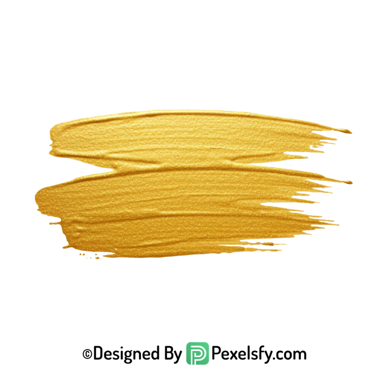 gold paint brush png radiant swipe transparent