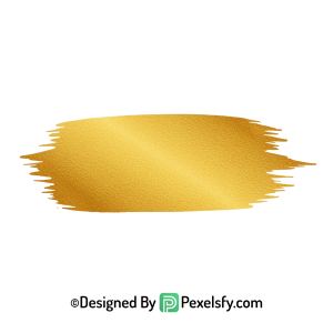 gold paint brush png shiny edge transparent