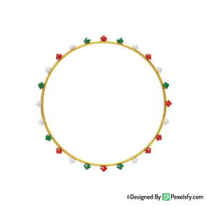 Golden Circle Frame PNG for Logos, transparent