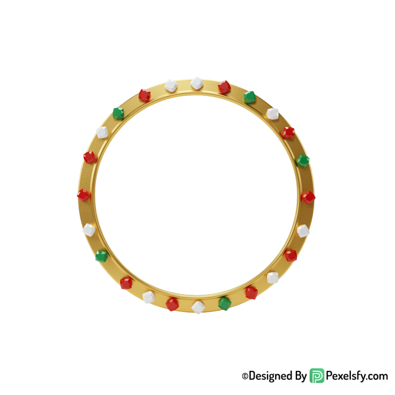 Golden Circle Frame PNG Digital Design, transparent