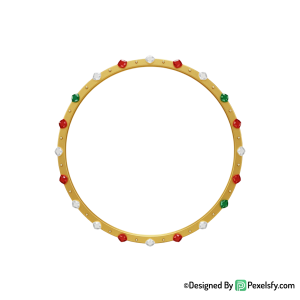Golden Circle Frame PNG for Stationery, transparent