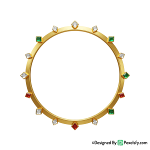 Golden Circle Frame PNG HD Quality, transparent