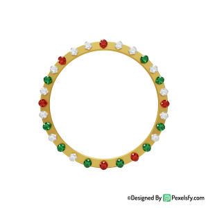 Golden Circle Frame PNG Clipart, transparent background
