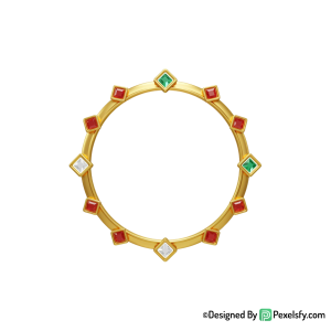 Golden Circle Frame PNG in Vector, transparent