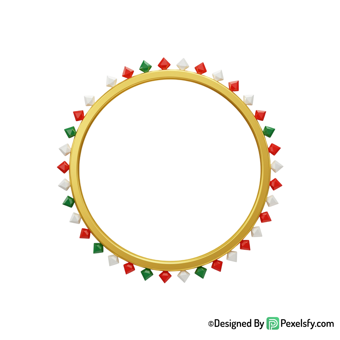Golden Circle Frame PNG Gold Outline, transparent
