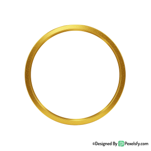 Golden Circle Frame PNG Golden Ring, transparent