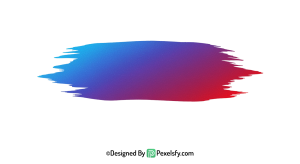 gradient paint brush png for design, transparent