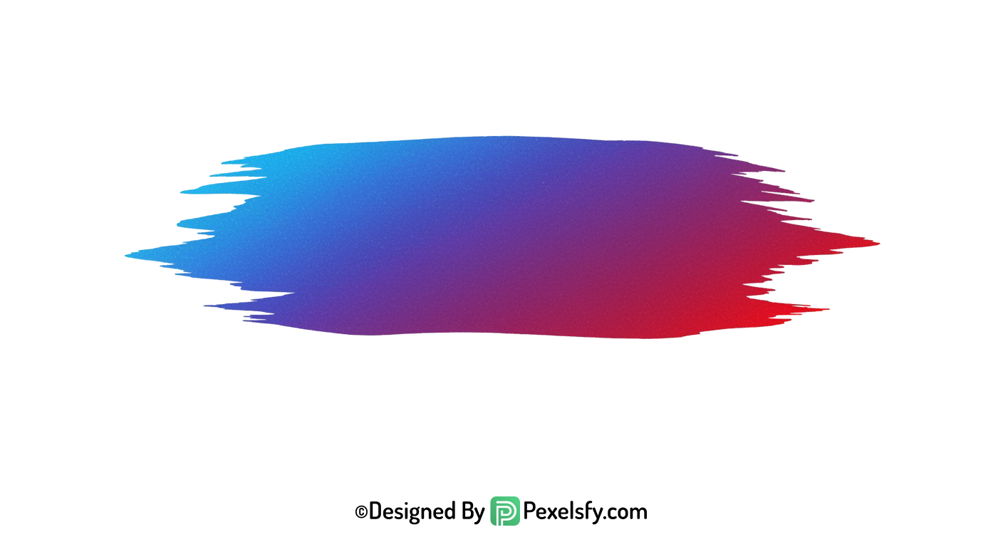 gradient paint brush png for design, transparent