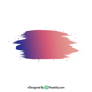 gradient paint brush png stroke effect, transparent